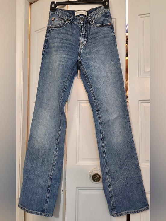 stradivarius Denim - STARDIVARIUS HIGH RISE BOOT CUT JEANS, 2